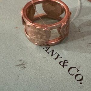 Tiffany Return to Love Wide Heart Band Ring